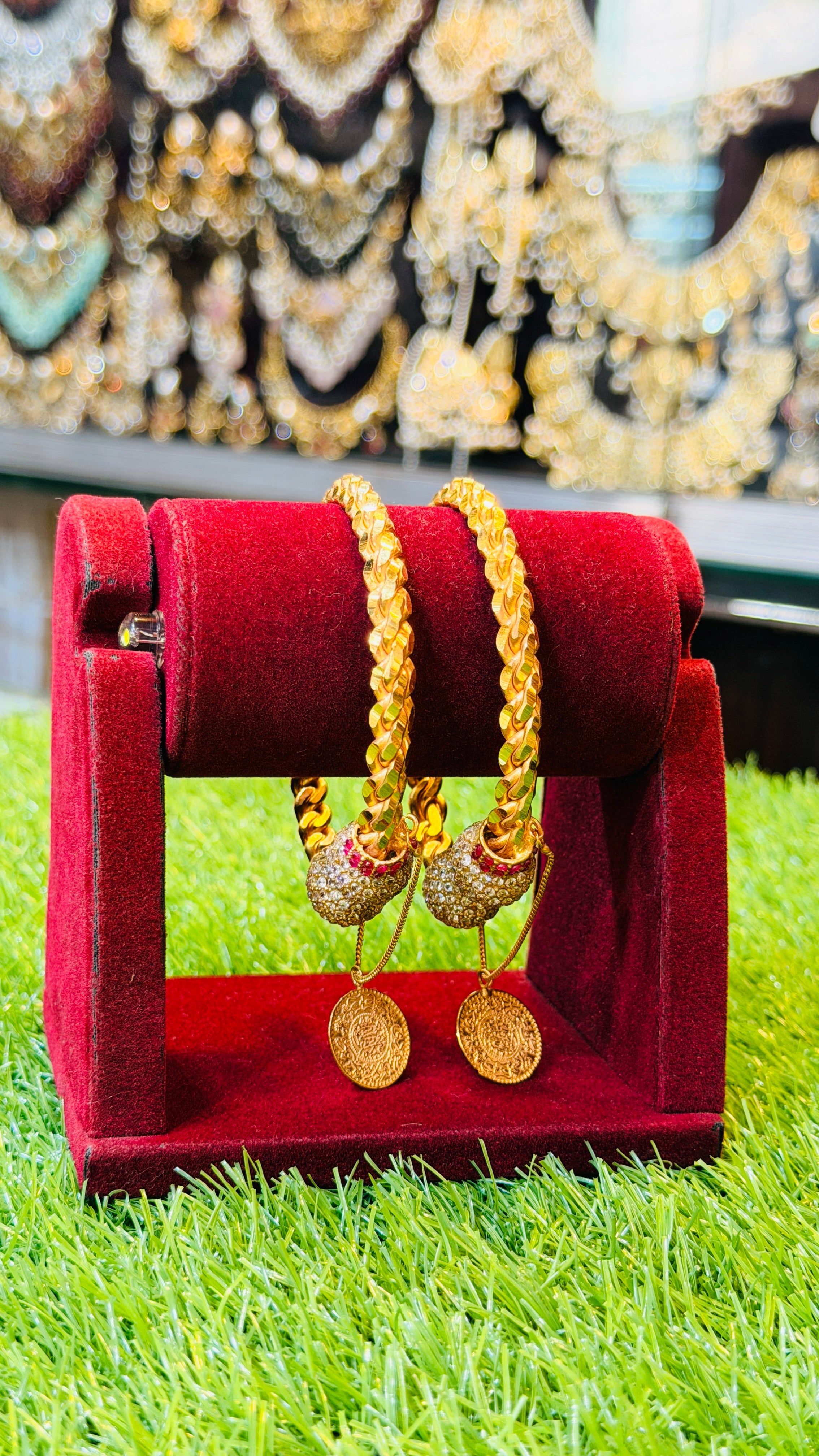 Gold Plated Karha Design