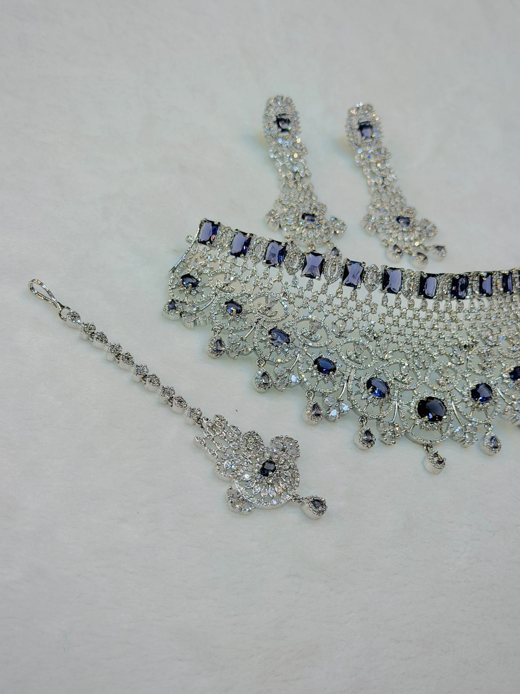 Purple One Carat Collar Set