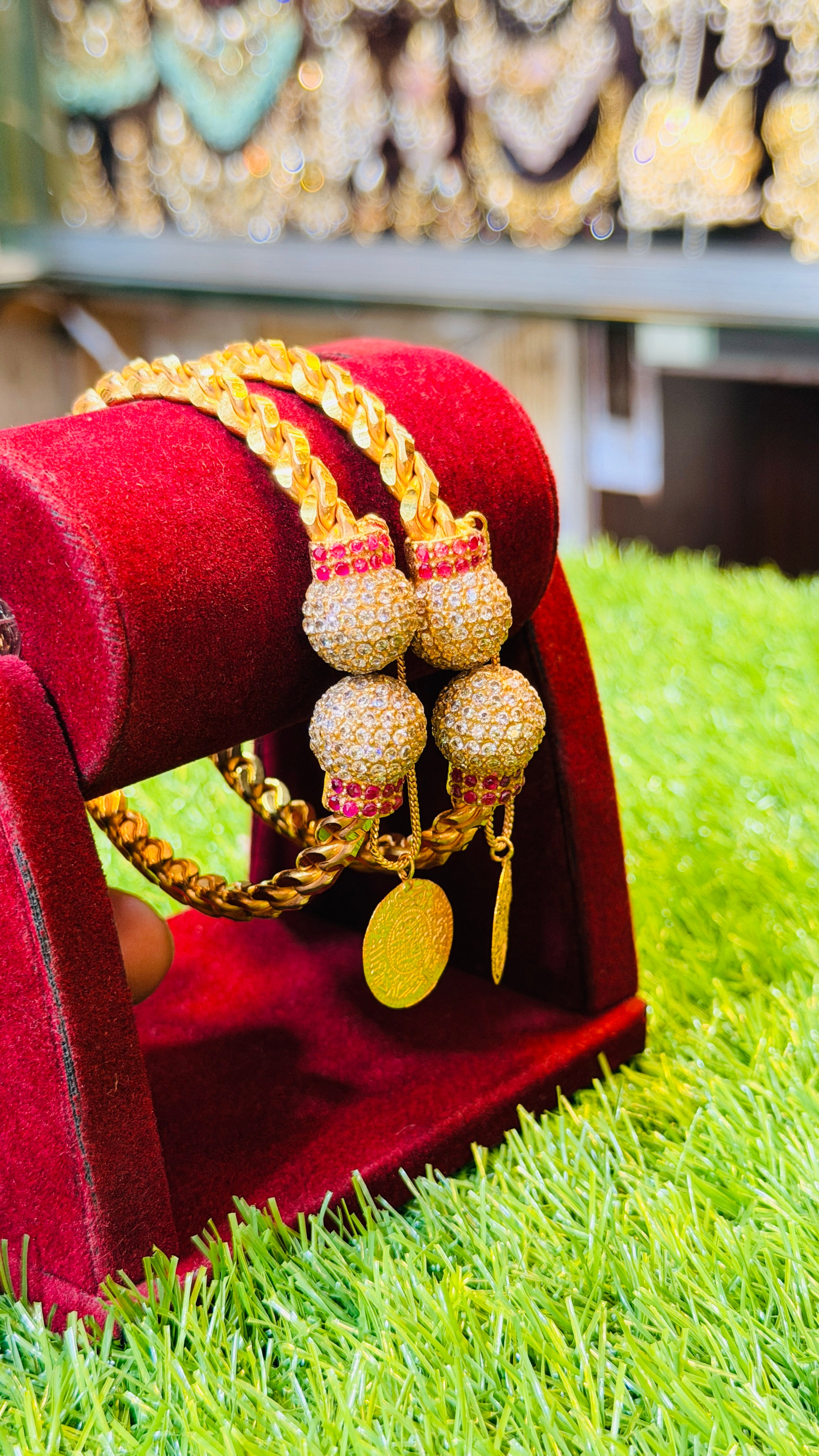 Gold Plated Karha Design