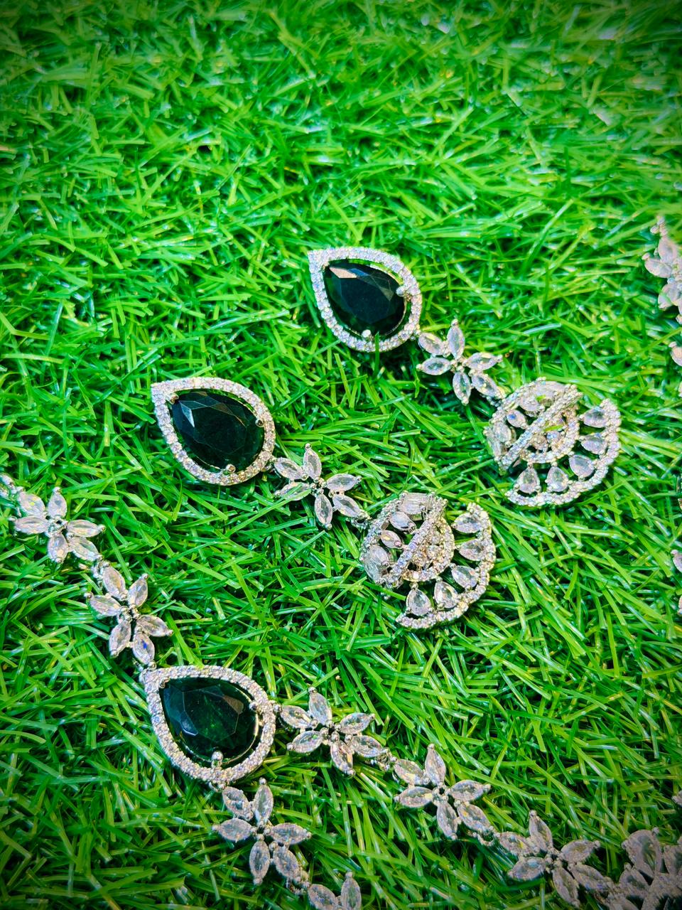 One Carat, 2 Layer Necklace With Color Options