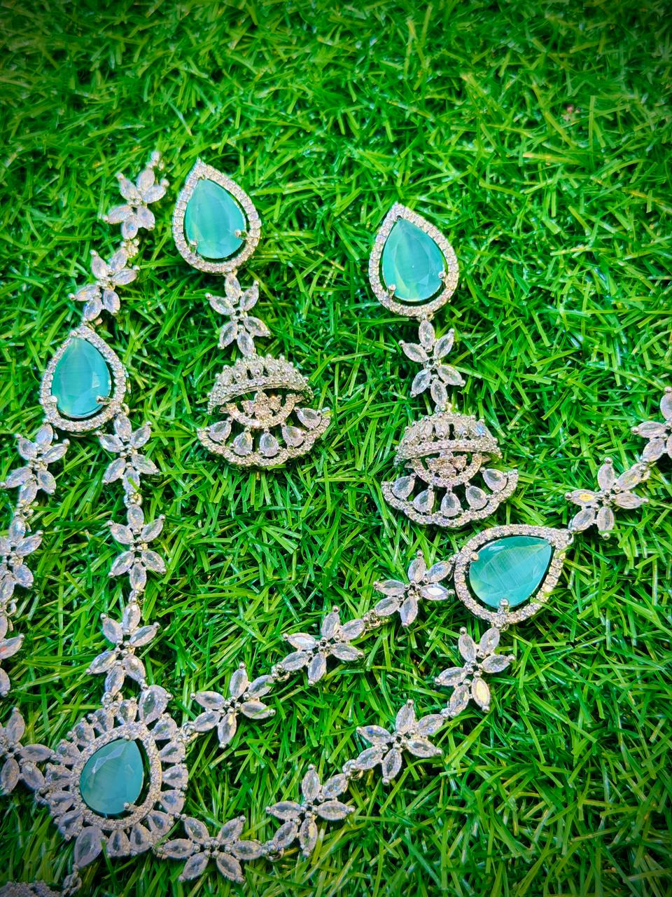 One Carat, 2 Layer Necklace With Color Options