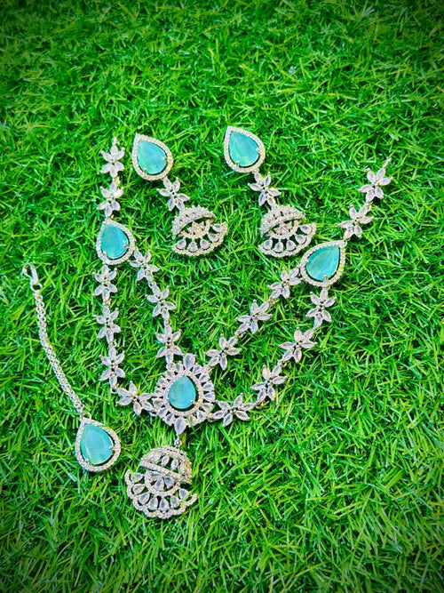 1Ct 2 Layer Necklace With Color Options