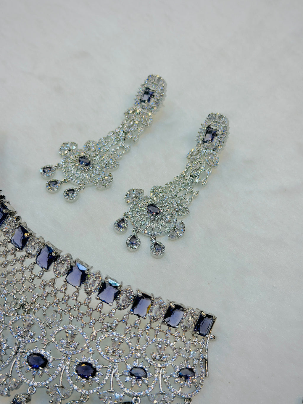 Purple One Carat Collar Set