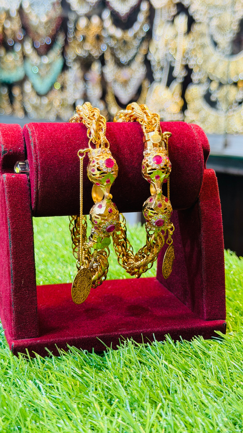 Gold Plated Karha Design