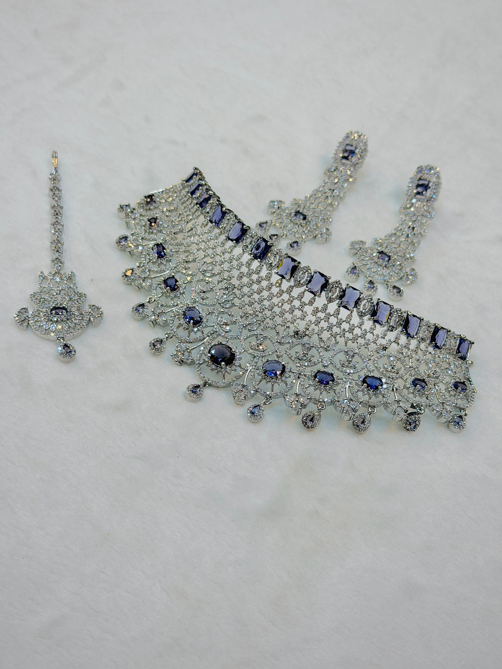 Purple One Carat Collar Set