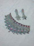 Pink One Carat Collar Set