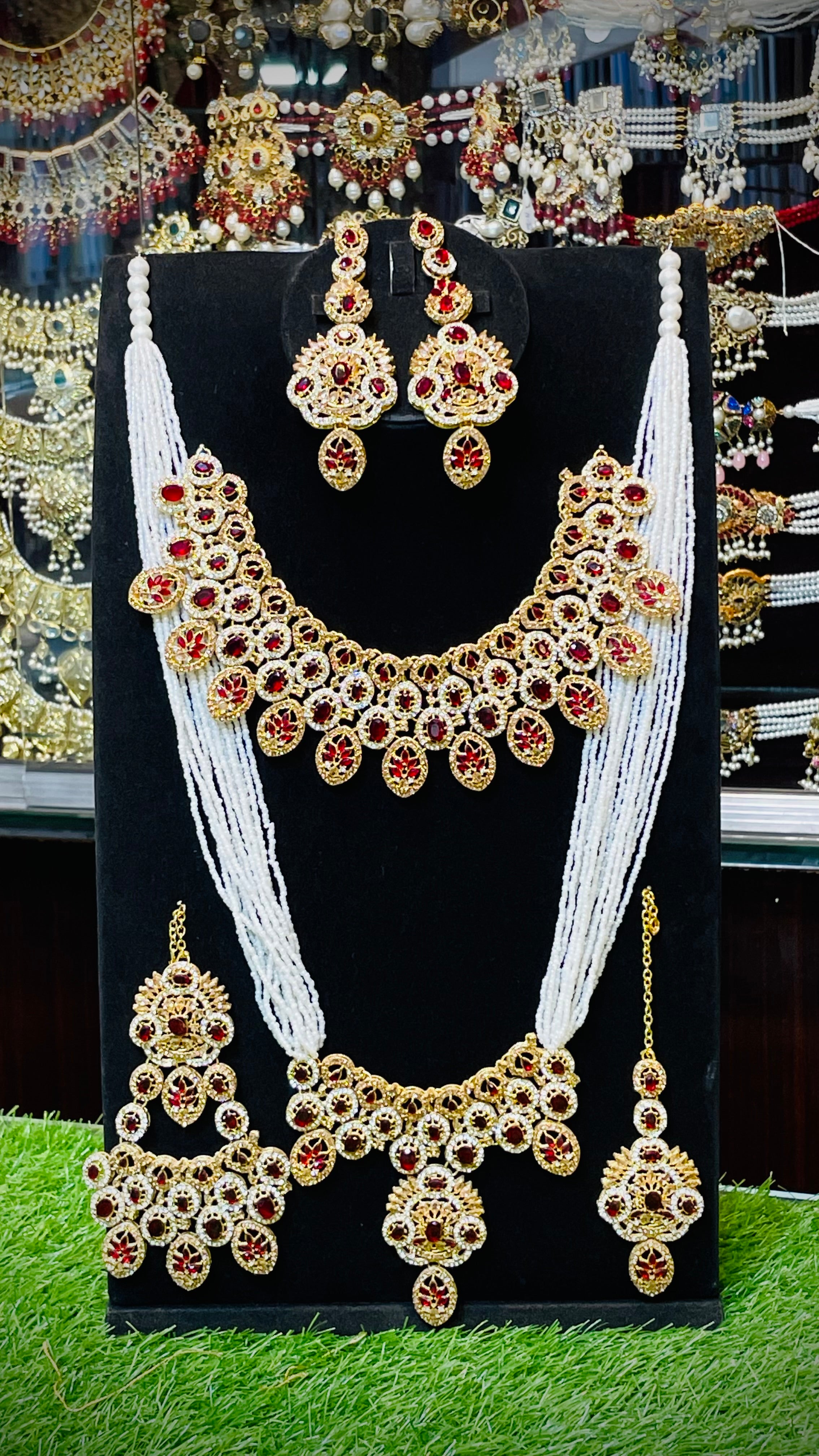 Red Bridal Set