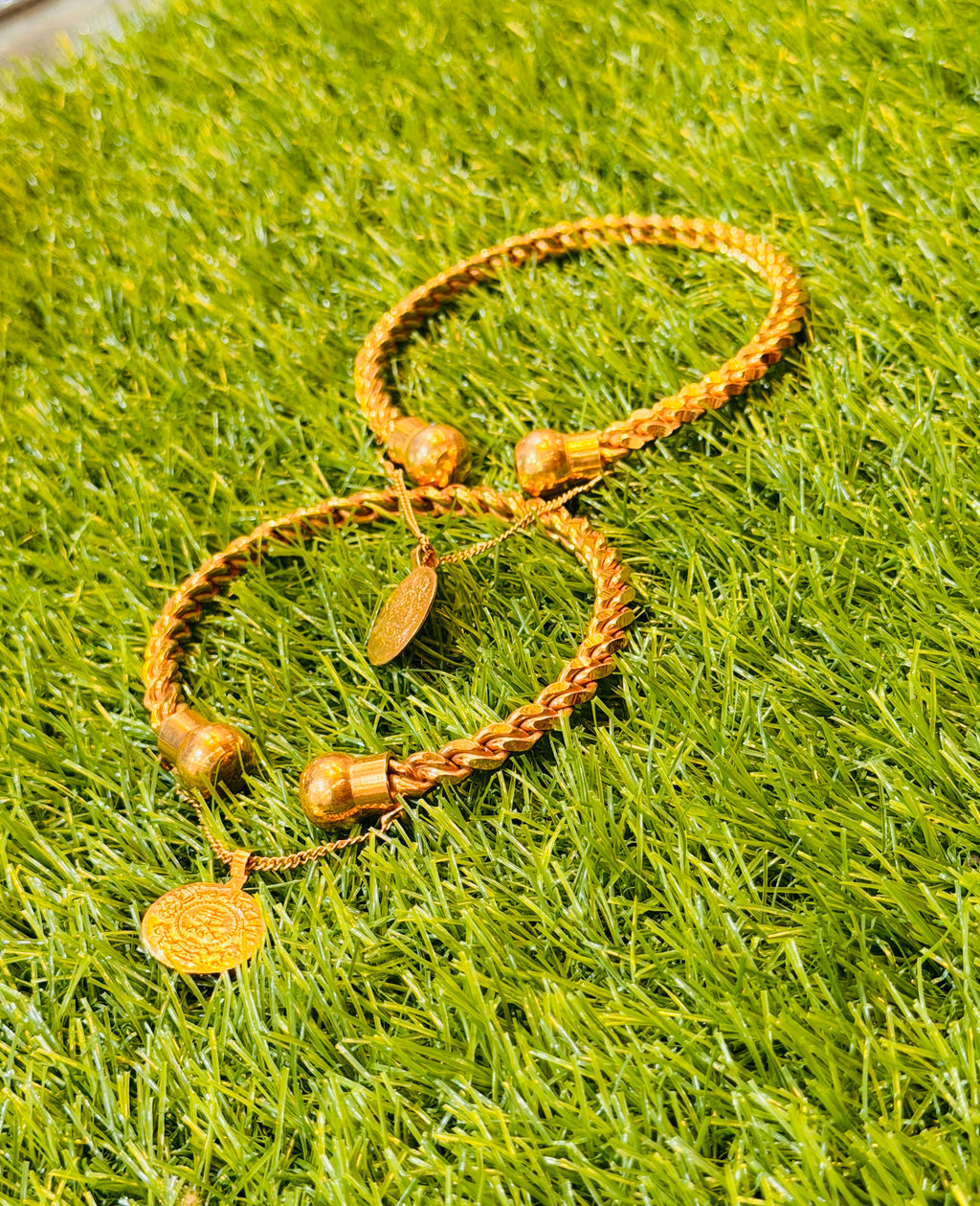 Gold Plated Karha Design