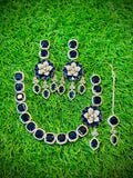 One Carat, Navy Star Design Necklace