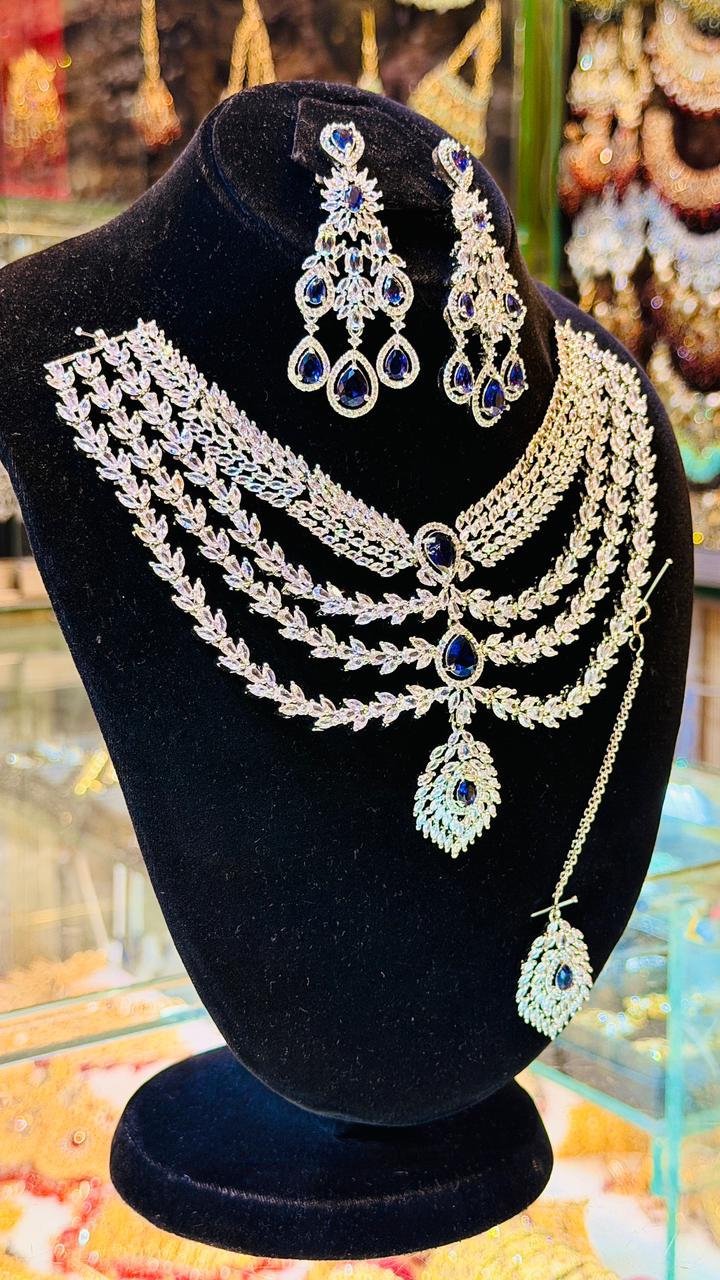 One Carat 4 Layers Necklace Set