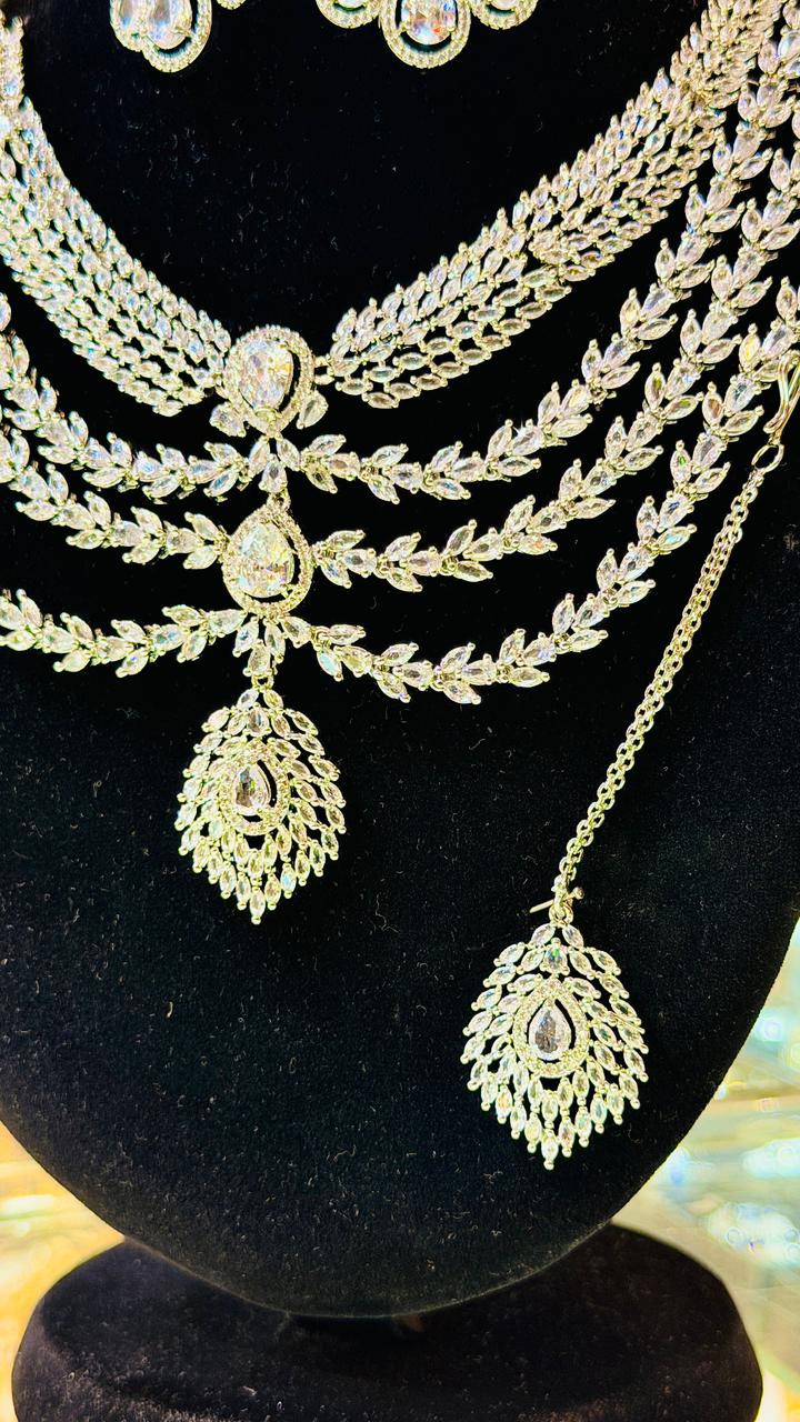 One Carat 4 Layers Necklace Set