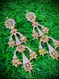 Golden & Silver 1Ct Earrings