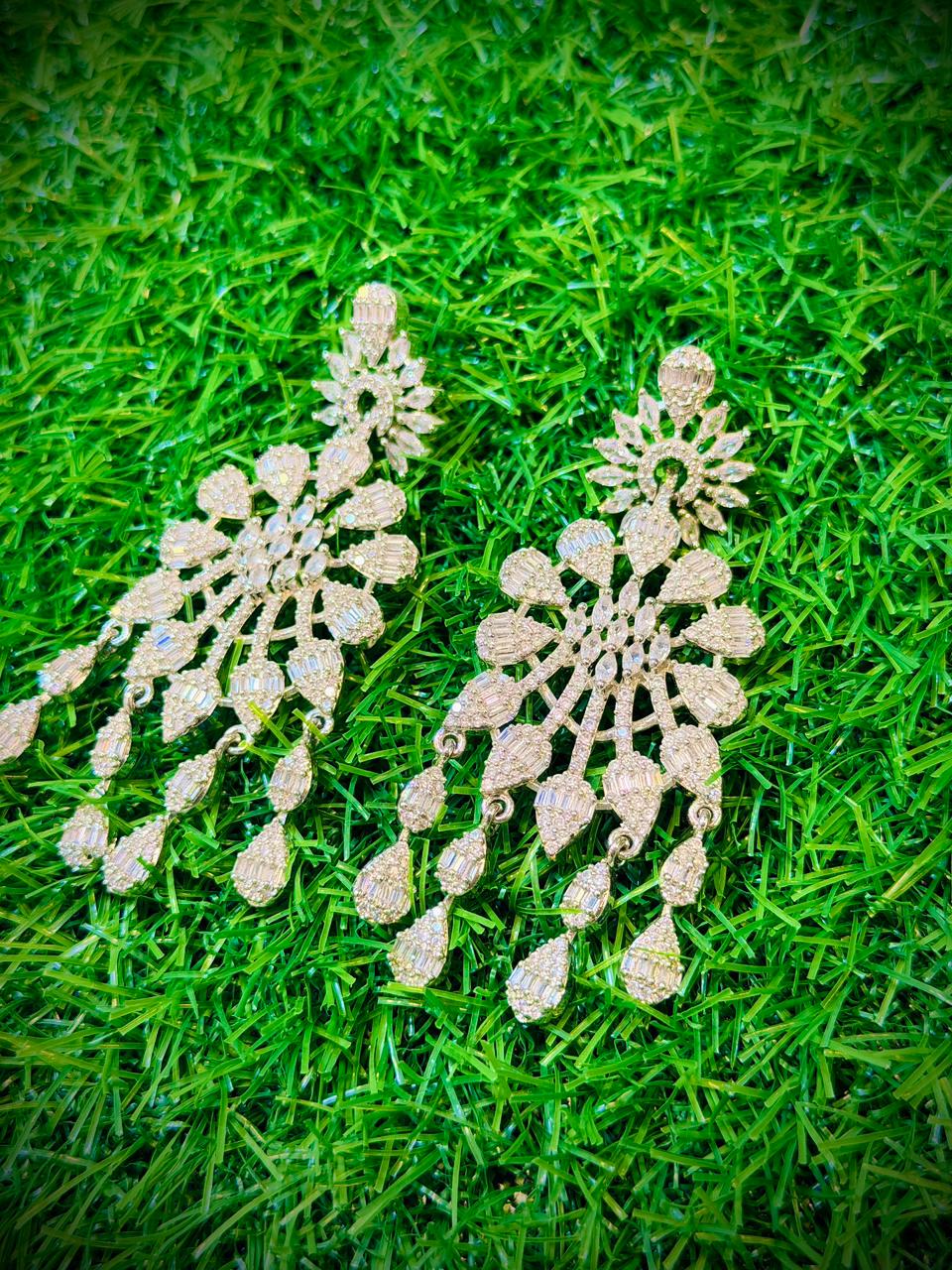 Silver Colour 1Ct Earrings