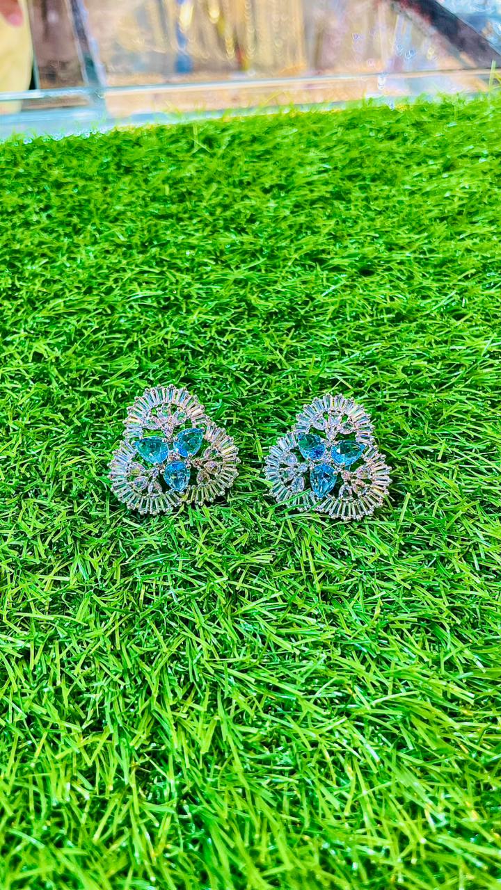 Feroza colour 1Ct Studs