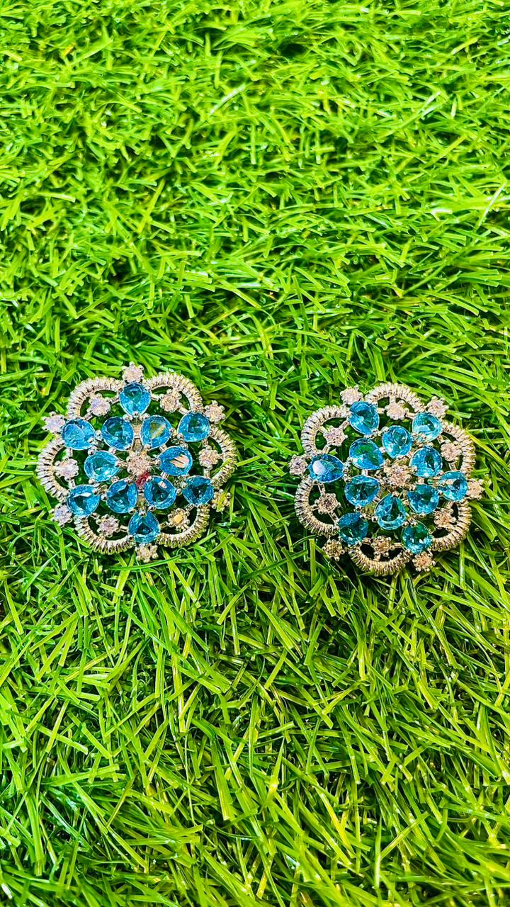 Feroza colour 1Ct Studs