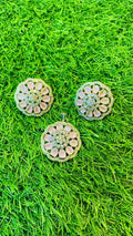 Pink 1Ct Locket & Ear Studs