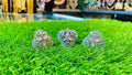 Pink 1Ct Locket & Ear Studs
