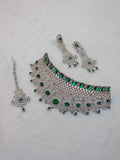 Green One Carat Collar Set