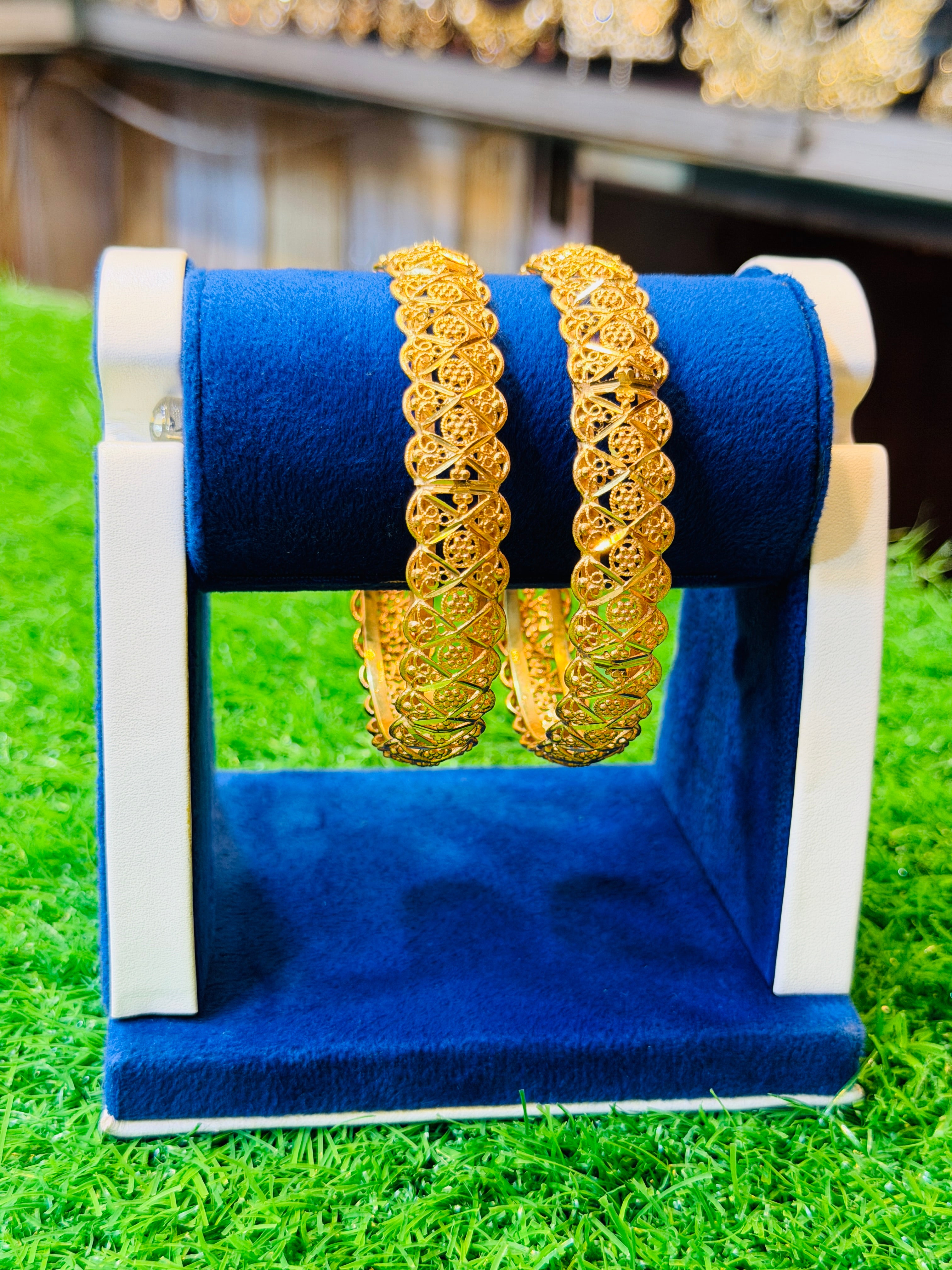 Elegant Gold Plated Karha