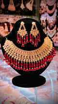 Gold Plated Necklace with Earrings