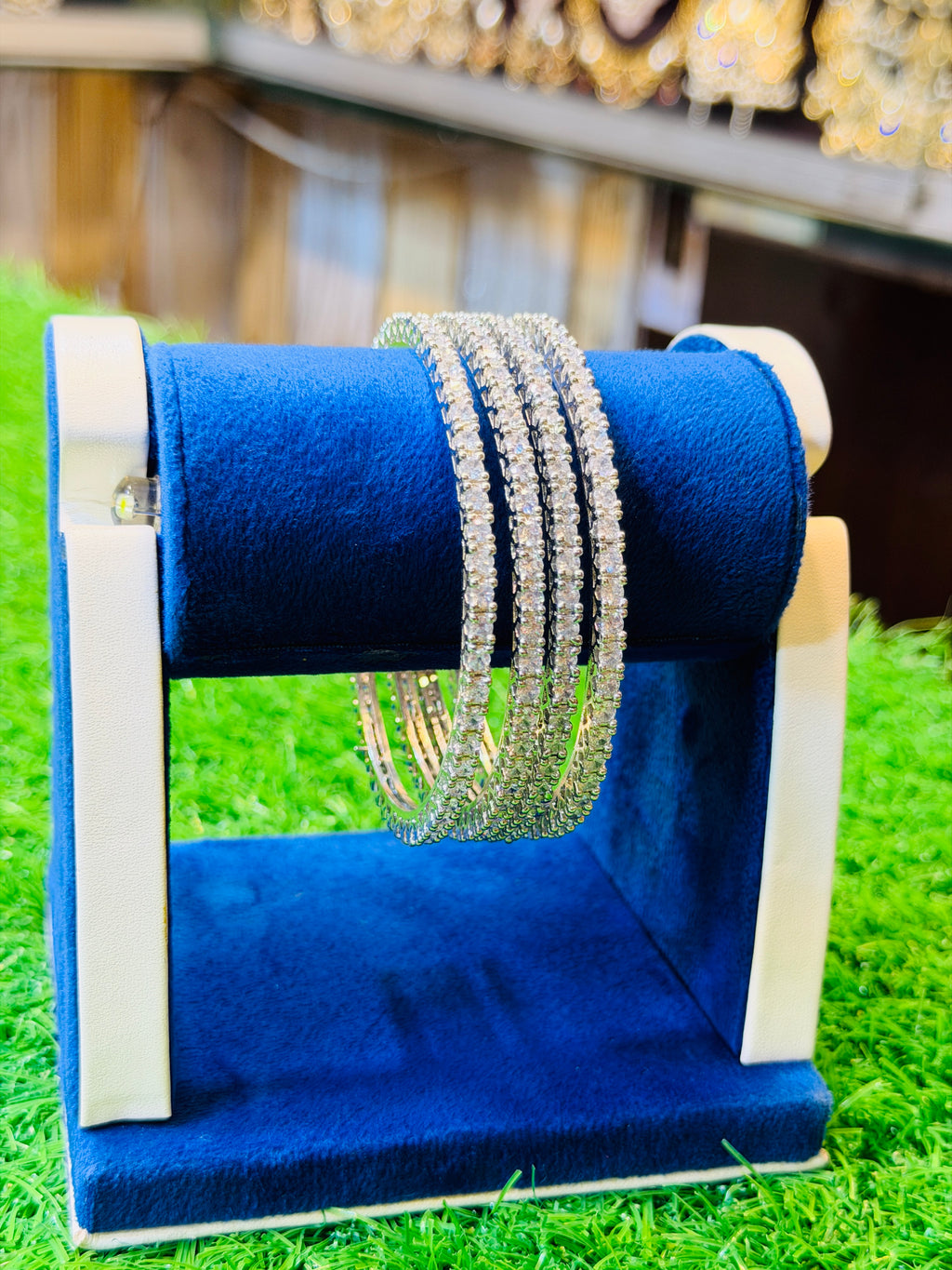 Small White stones karha bracelet