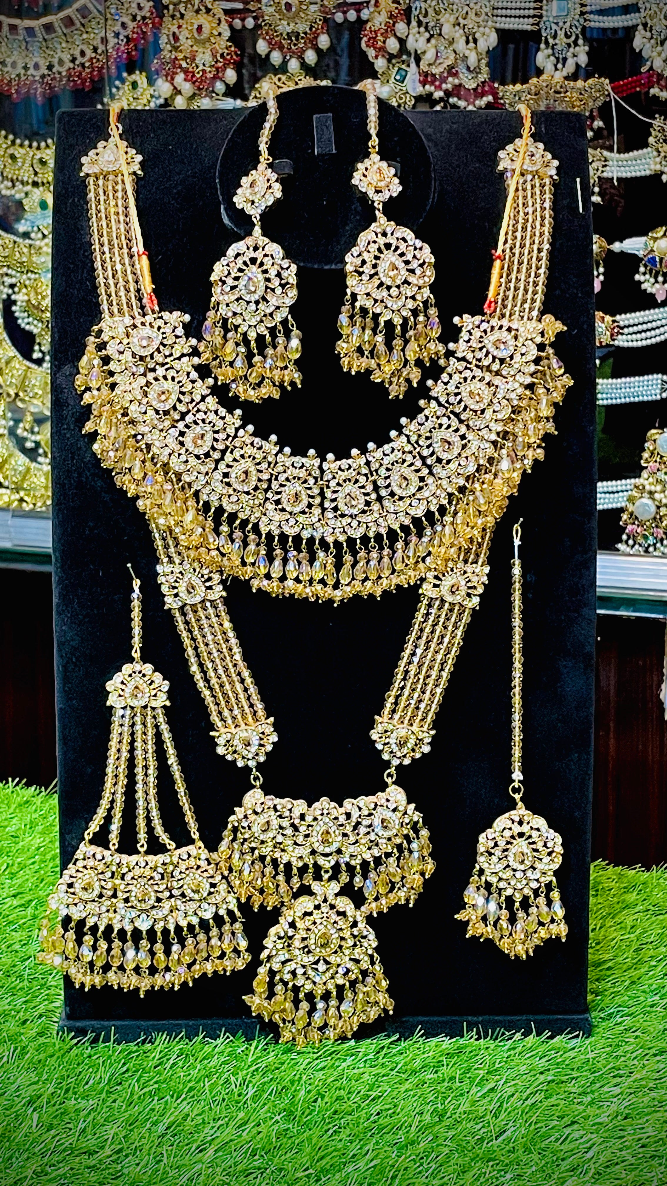Golden Colour Bridal Set