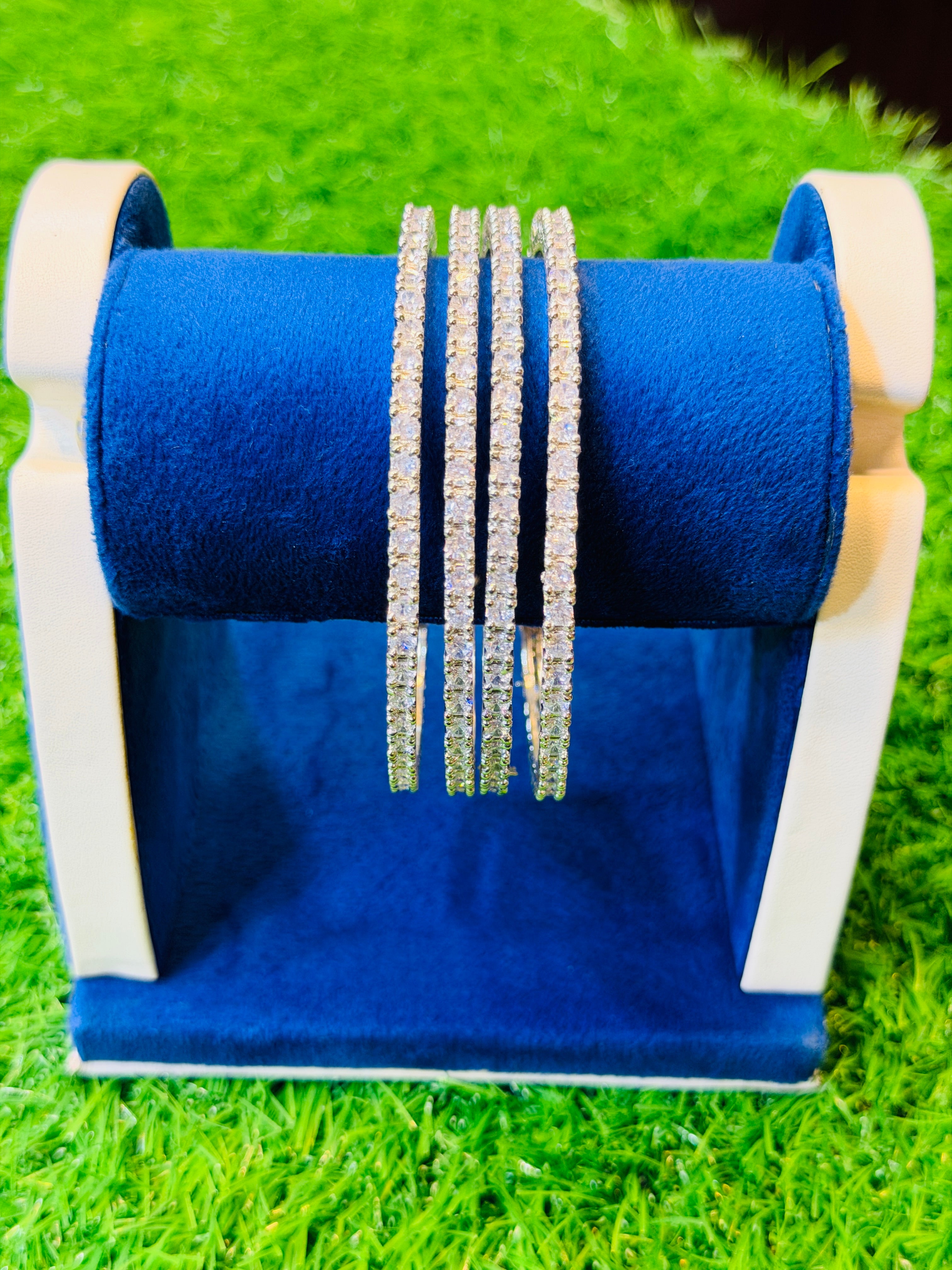 Small White stones karha bracelet