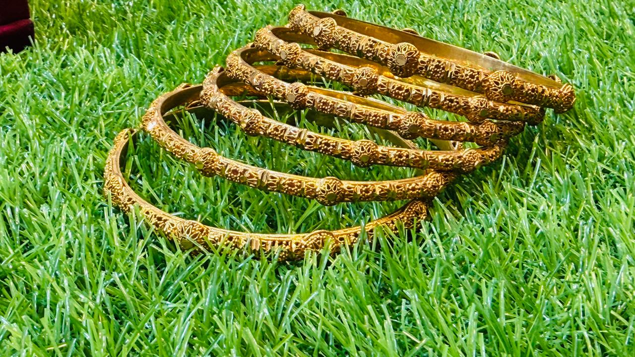 Gold Plated Bangles