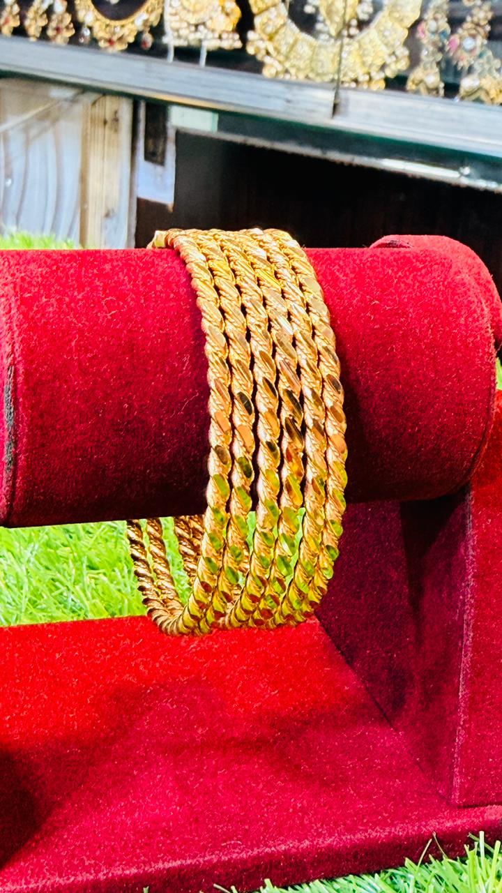 Gold Plated Bangles