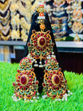 Malti Colour Earrings and Tika Set