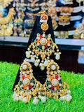 Malti Colour Earrings and Tika Set