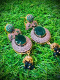 Gold Plated Earrings with Colour Options