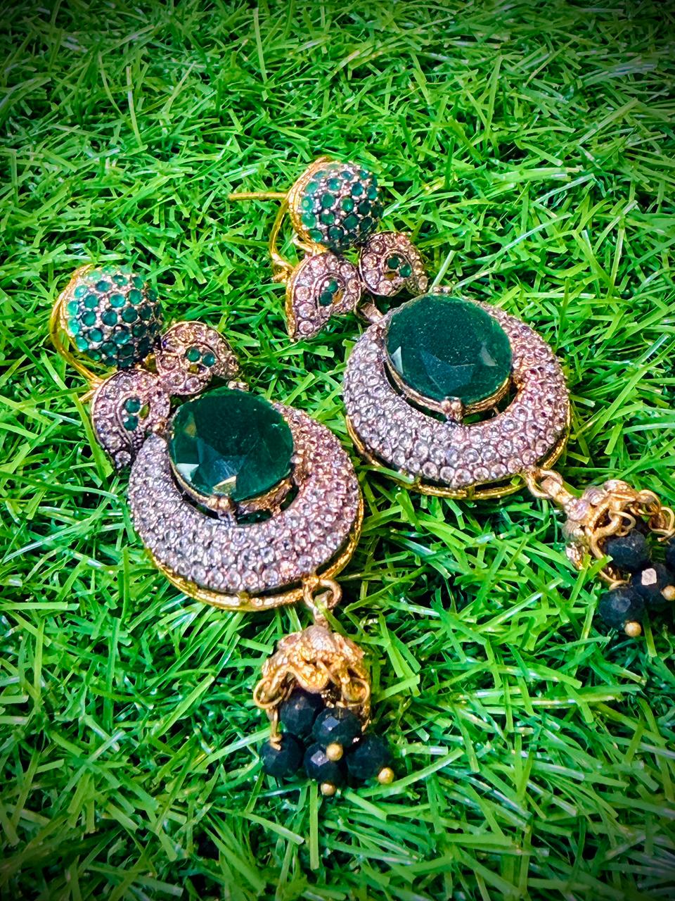 Gold Plated Earrings with Colour Options
