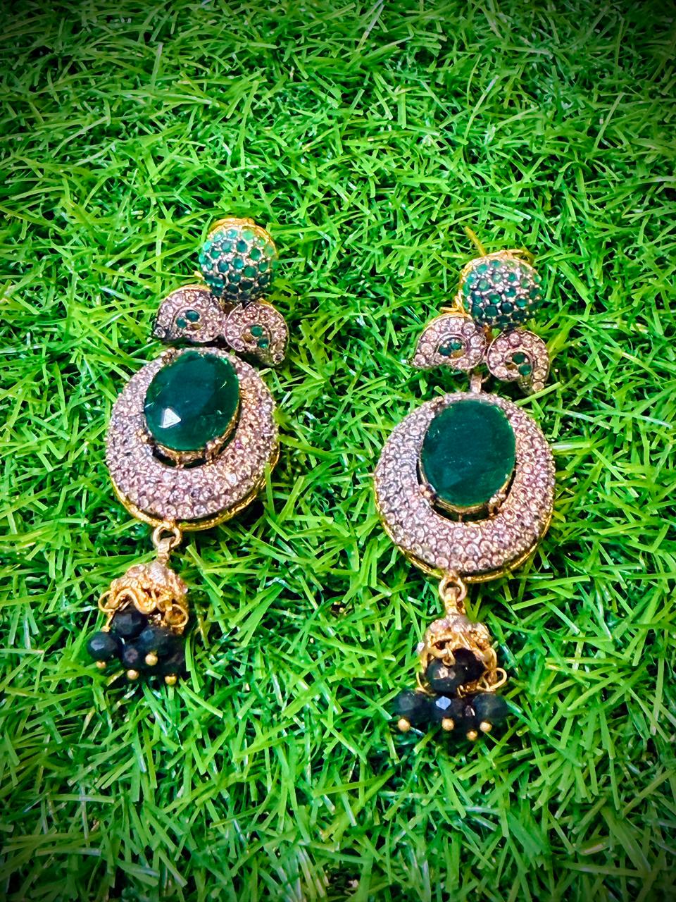 Gold Plated Earrings with Colour Options