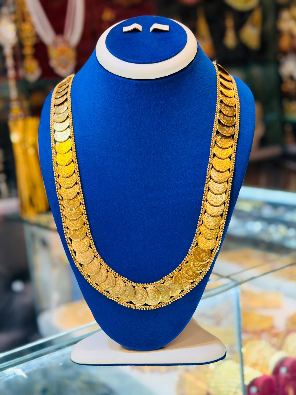 Gold Plated Pound Design Mala