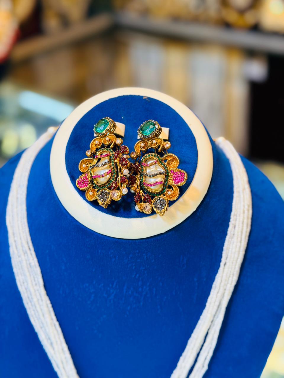 Turkish Design Mala with Earrings