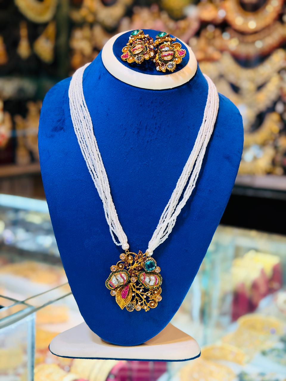 Turkish Design Mala with Earrings