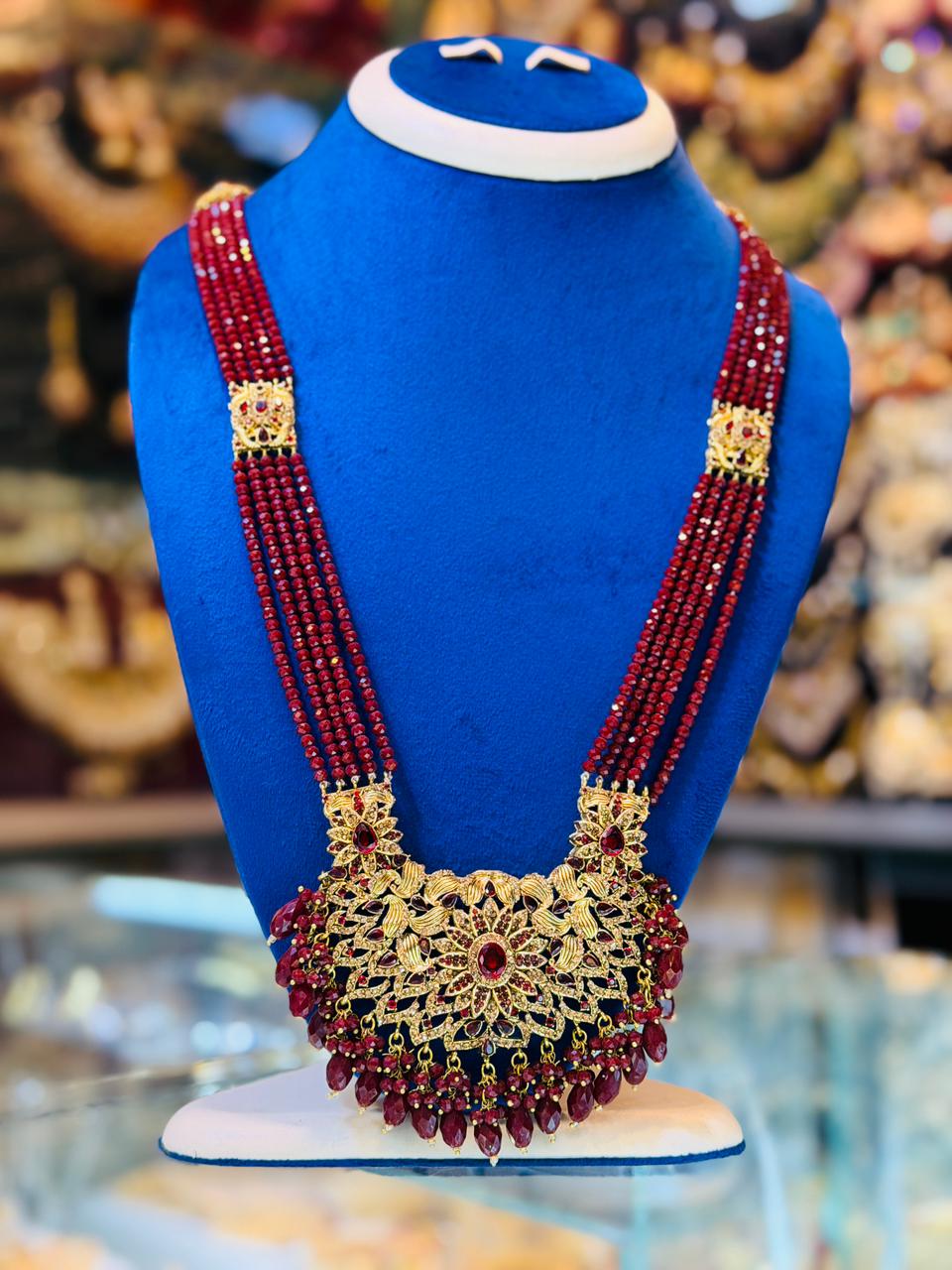 Kashees Design Red Colour Mala