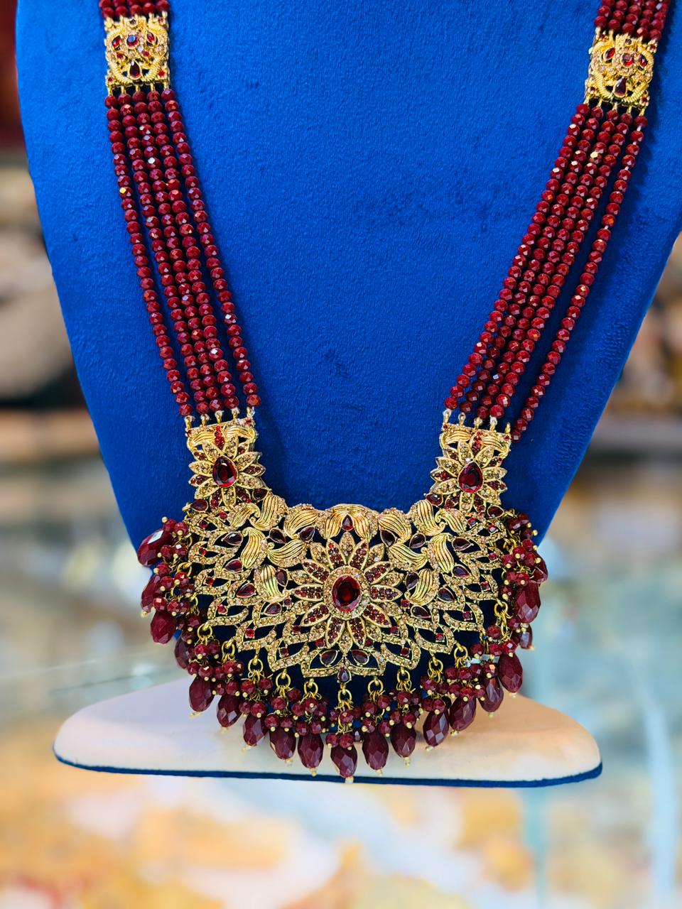 Kashees Design Red Colour Mala