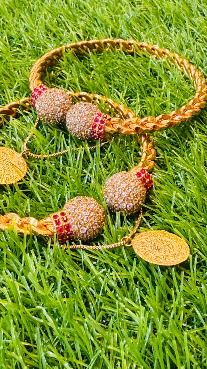 Gold Plated Karha Design