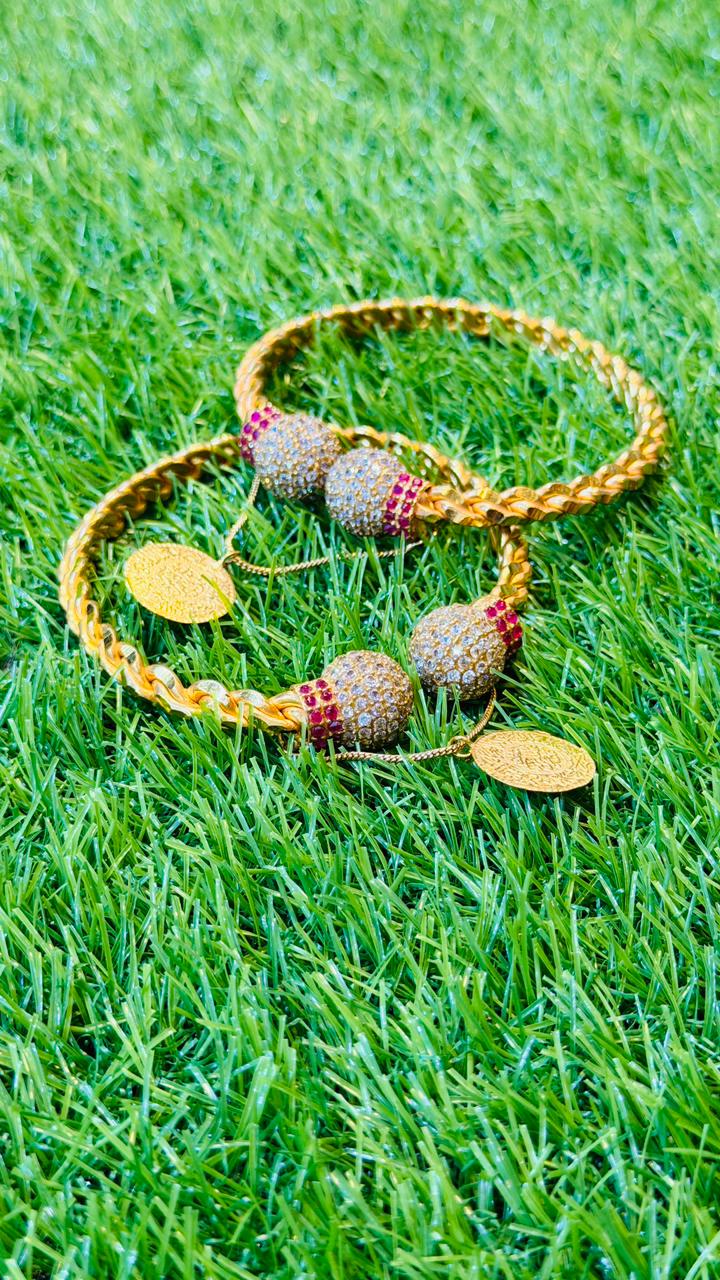 Gold Plated Karha Design