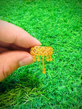 Gold plated chila type ring
