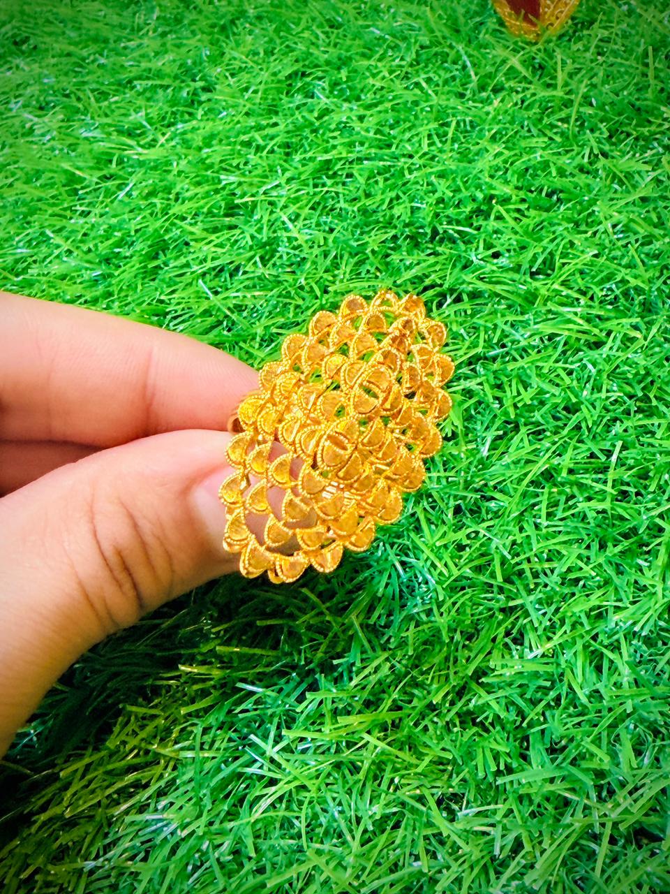 Gold plated ring