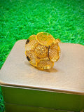 Gold plated RP design ring