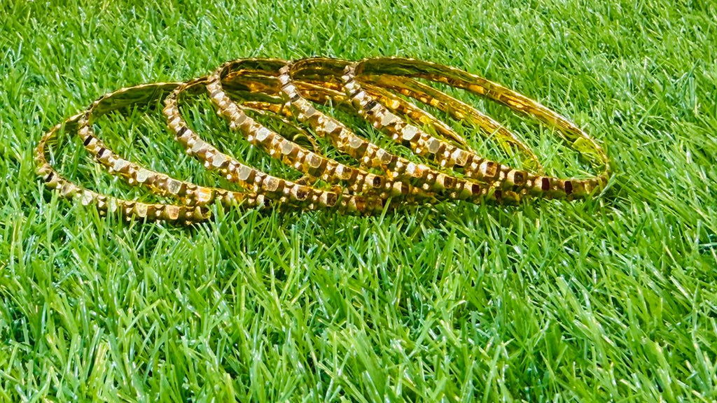 Gold Plated Thin Gajra