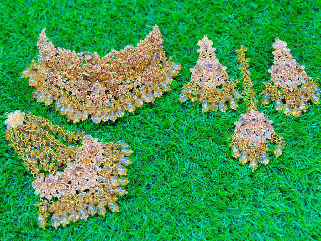 Golden Collar bridal Set