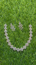 White One Carat Necklace Set