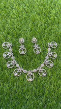White One Carat Necklace Set