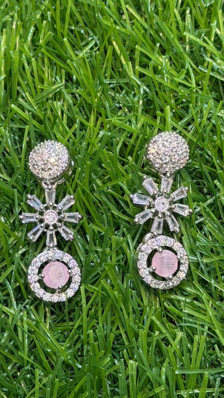 Pink One Carat Necklace Set