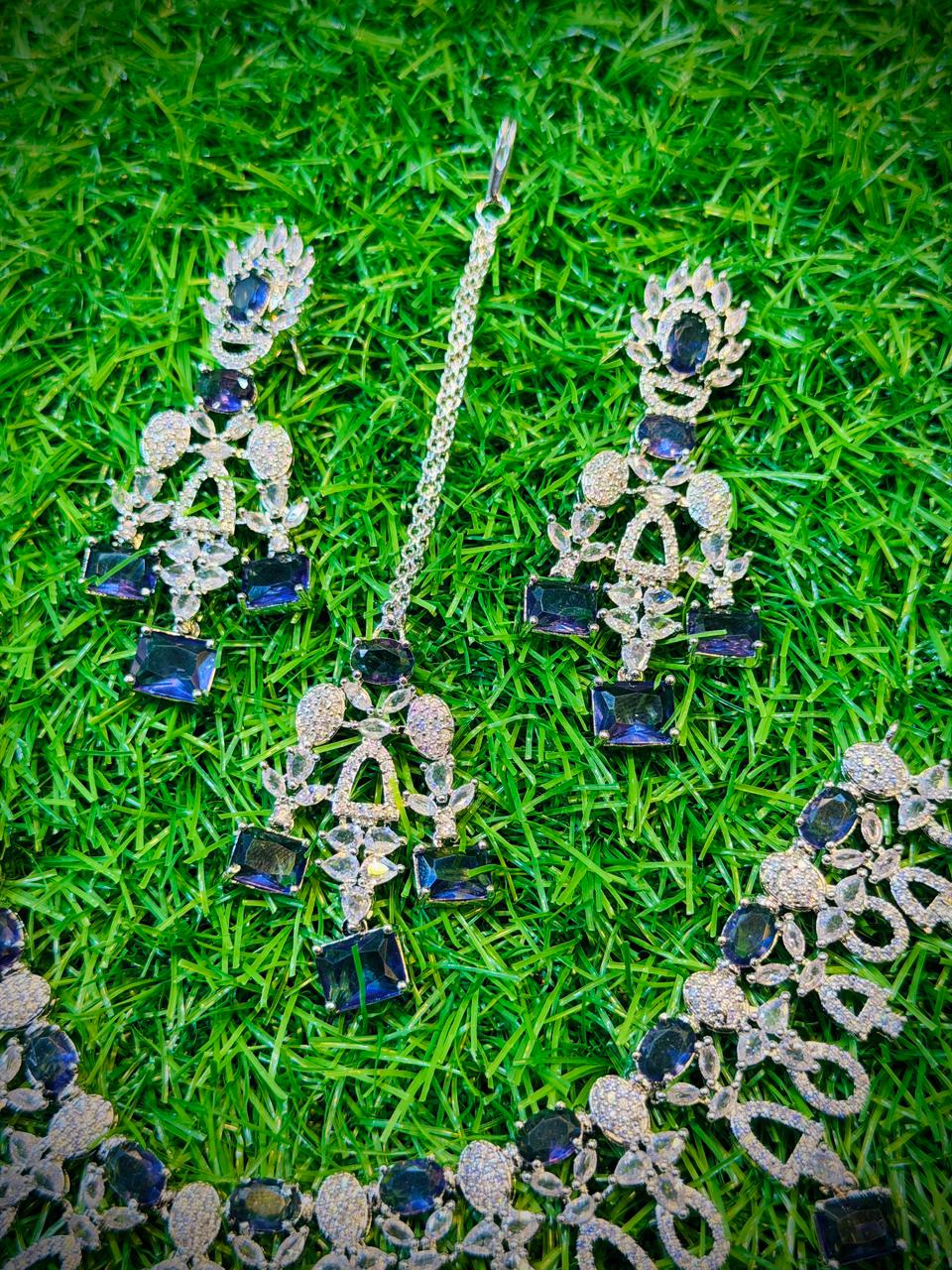 One Carat, Unique Design Necklace With Color Options